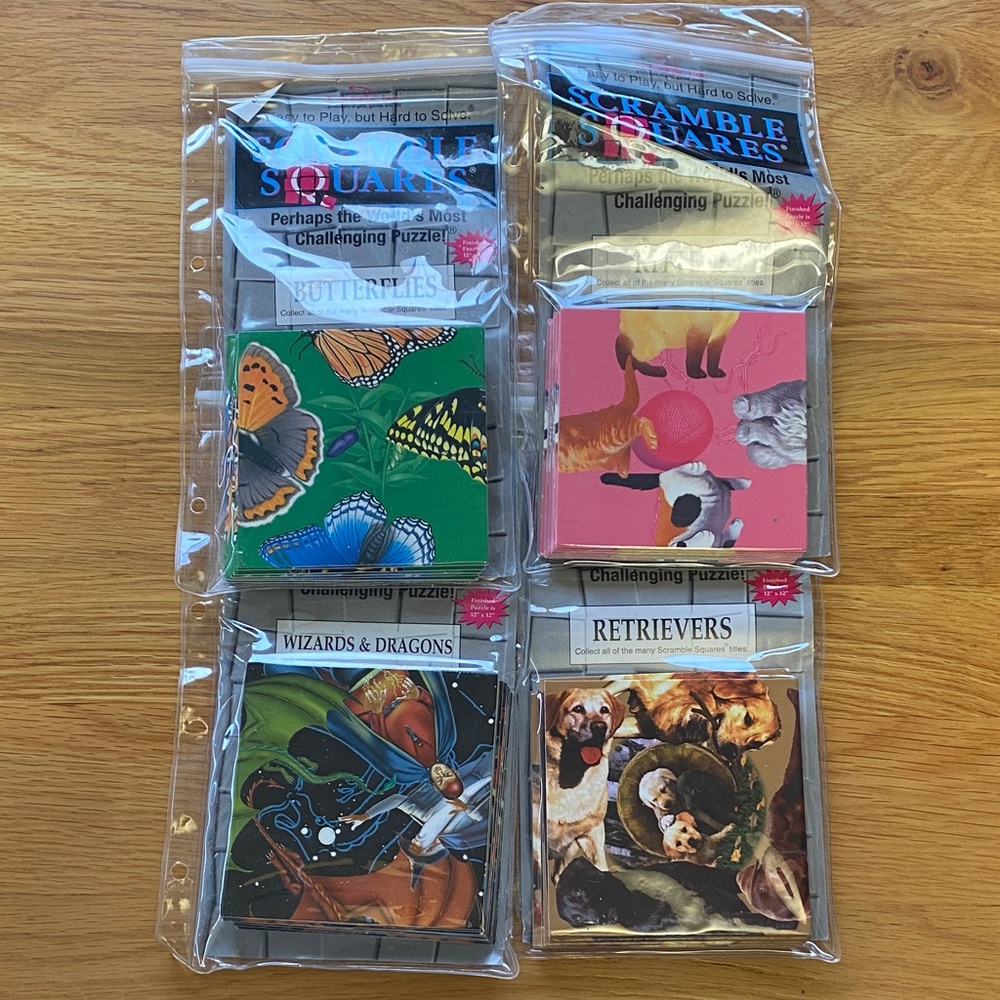 Lot of Scramble Squares Puzzles